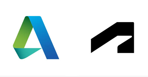 欧特克 Autodesk 启用新LOGO