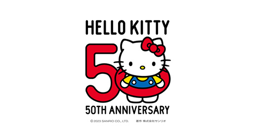 Hello Kitty50周年LOGO和主视觉图发布啦！