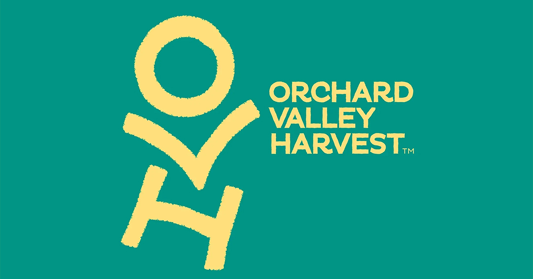 坚果品牌Orchard Valley Harves视觉形象创意标志——