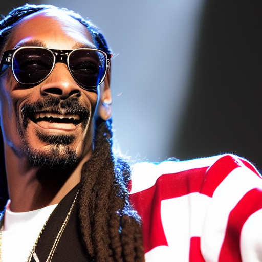 Snoop Dogg's weight fluctuates between 170-200 pounds